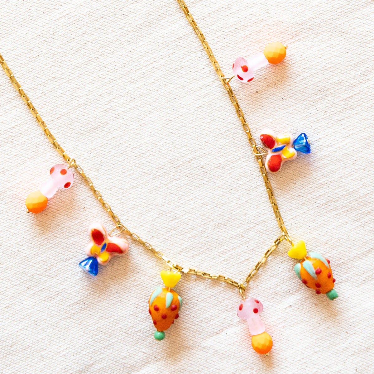 Garden Bounty Charm Necklace