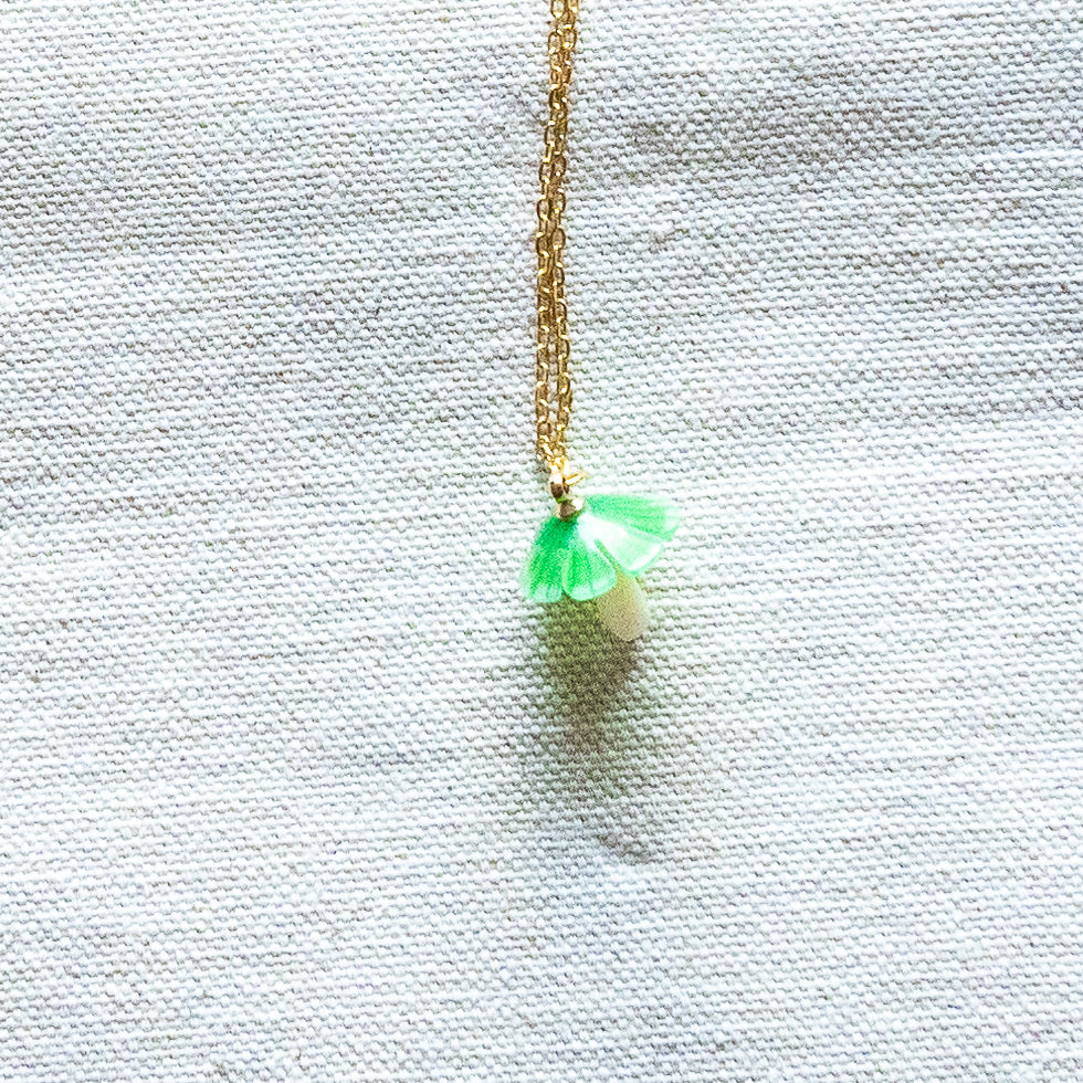 Dainty Shroom Charm Necklace