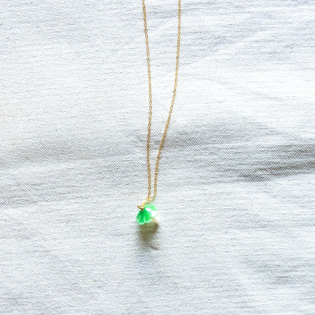 Dainty Shroom Charm Necklace