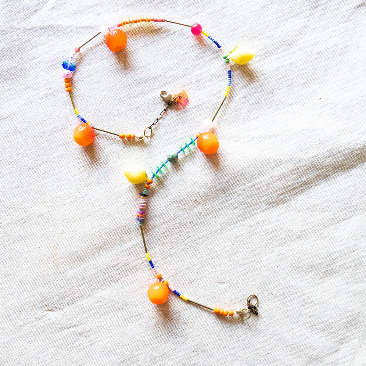 Citrus Cocktail Bead Necklace