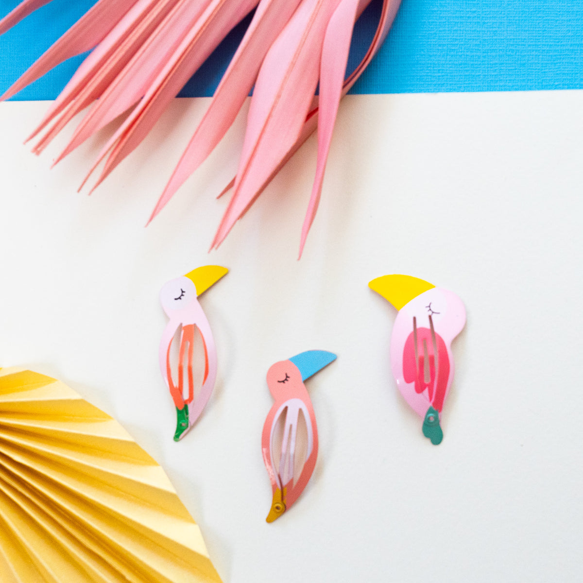 Toucan Hair Slides