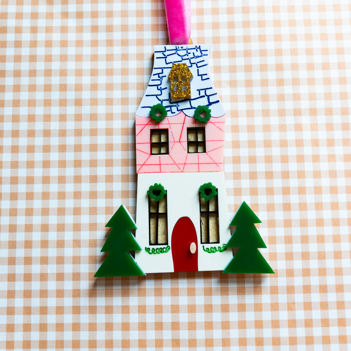 House Dressed For The Holidays Ornament