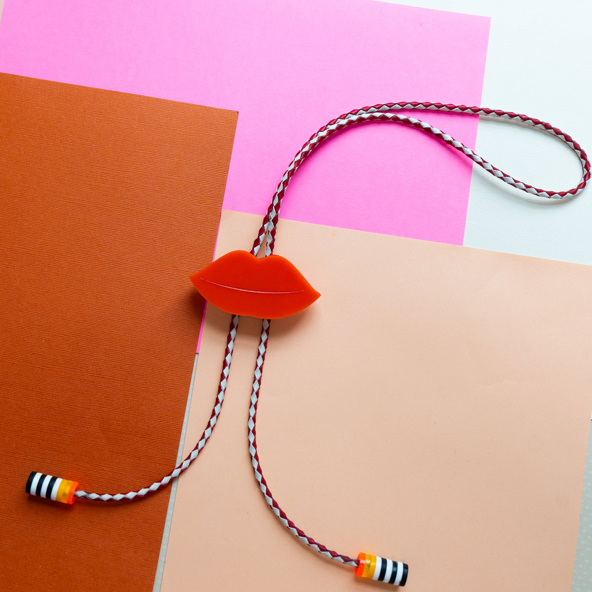 Lucious Lip Bolo Tie