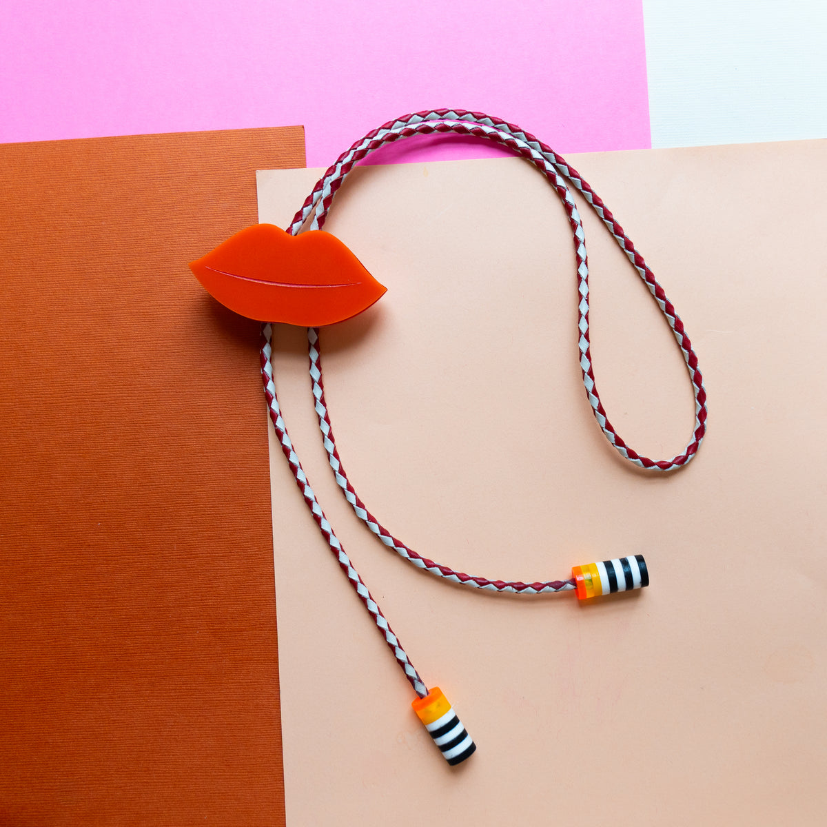 Lucious Lip Bolo Tie