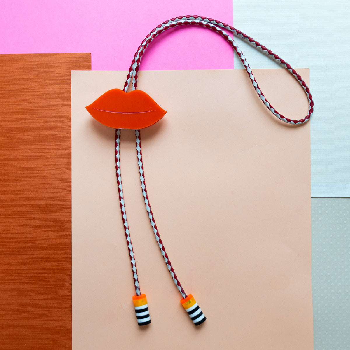 Lucious Lip Bolo Tie