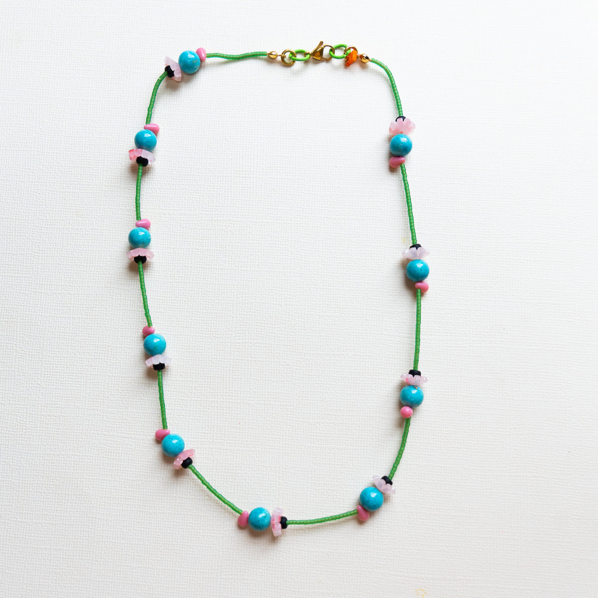 Green Beaded Necklace