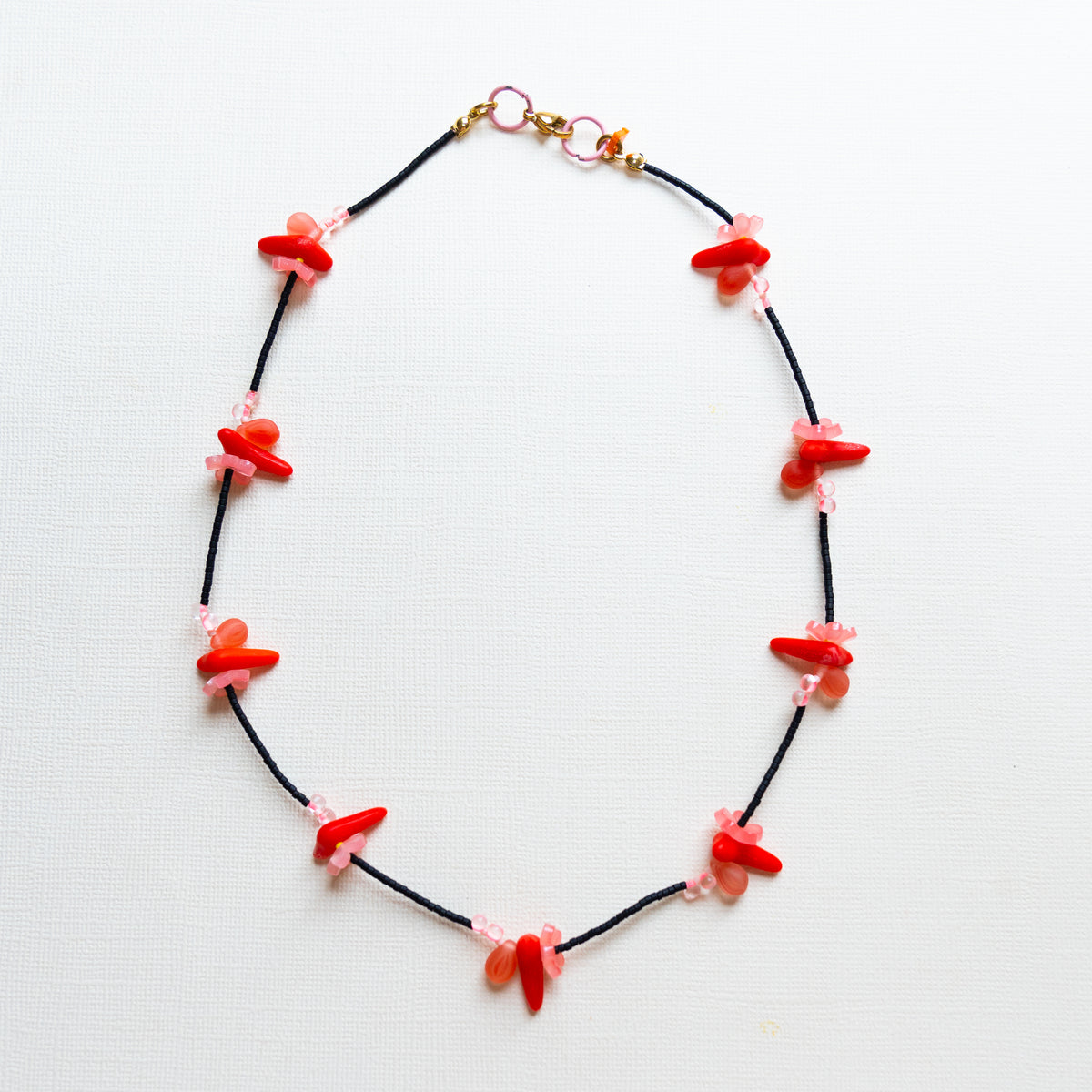 Black Beaded Necklace