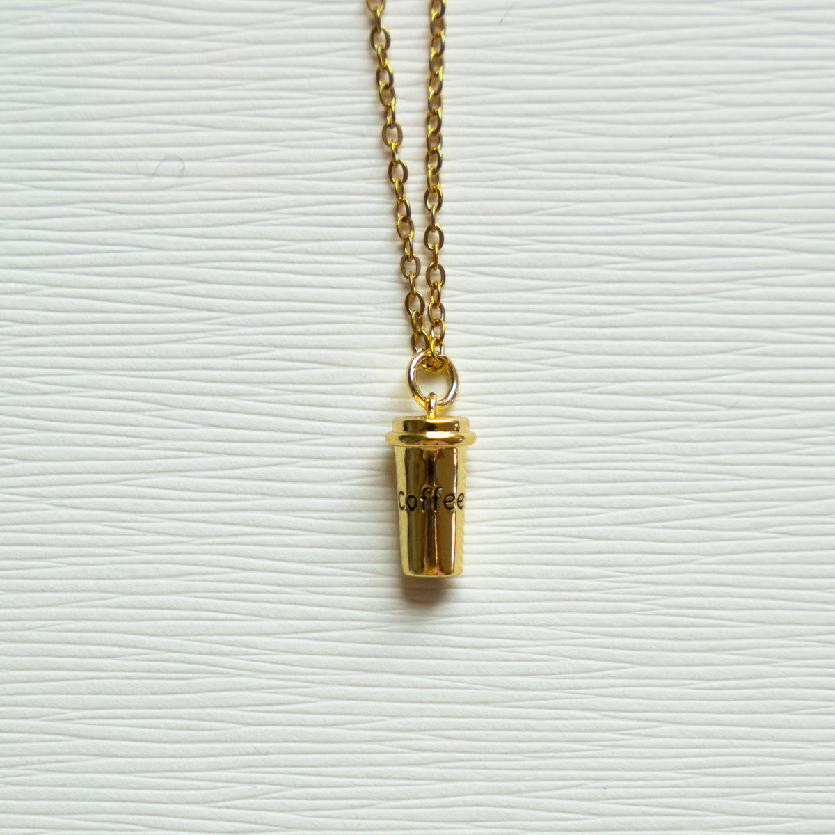 Coffee Lover Charm Necklace