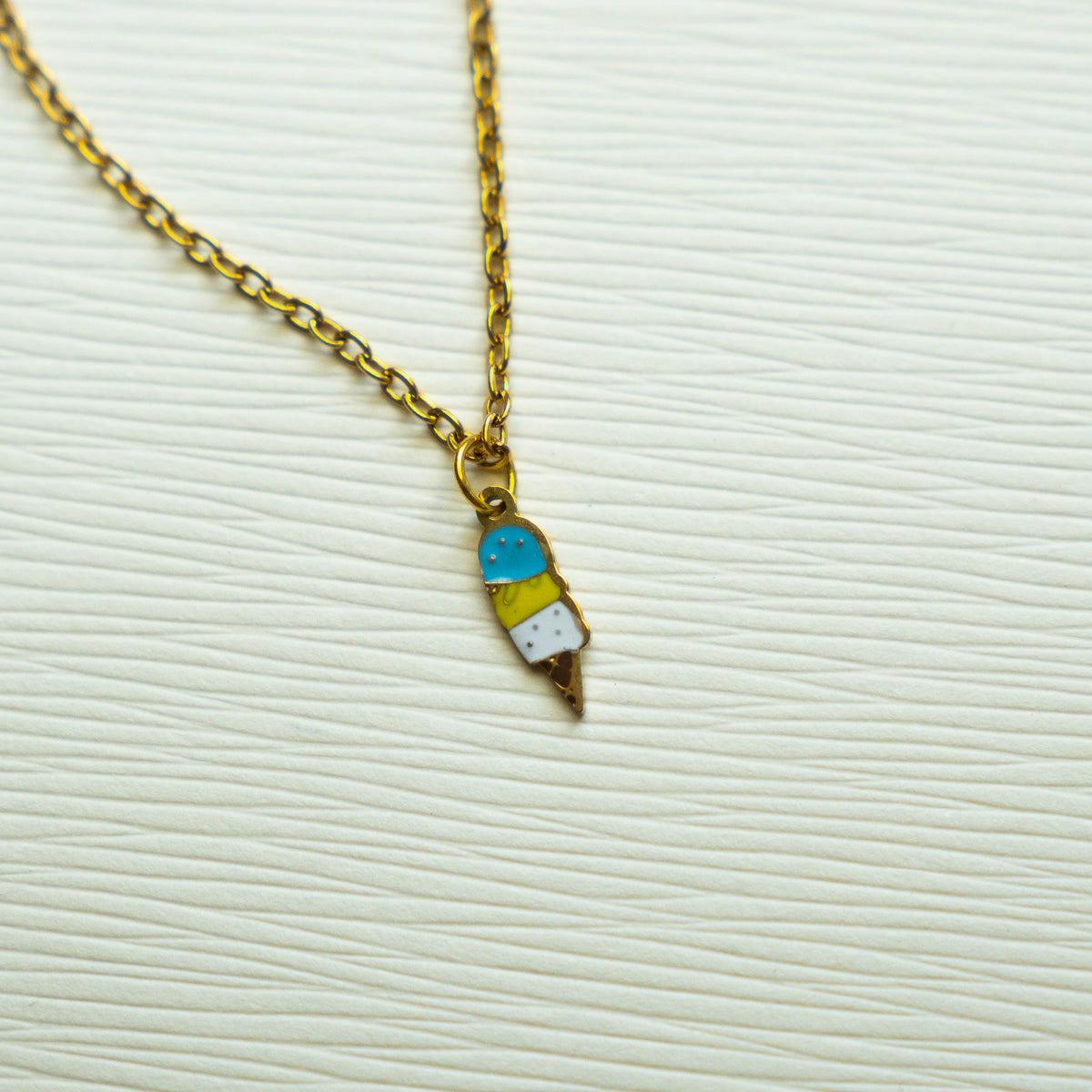 Ice cream Cone Charm Necklace