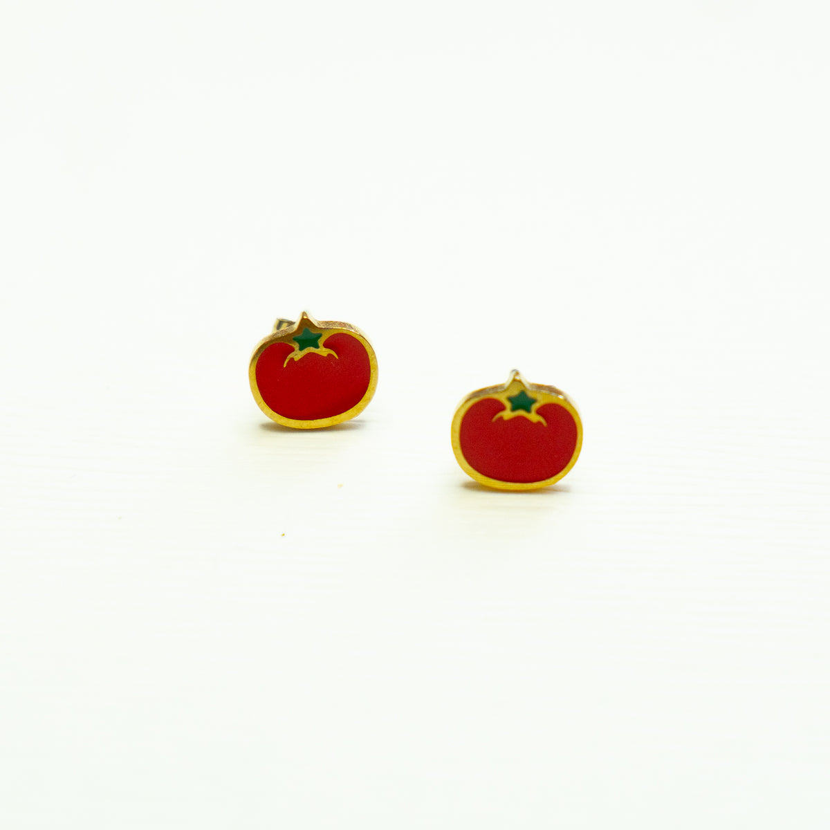 Tomato Stud Earring