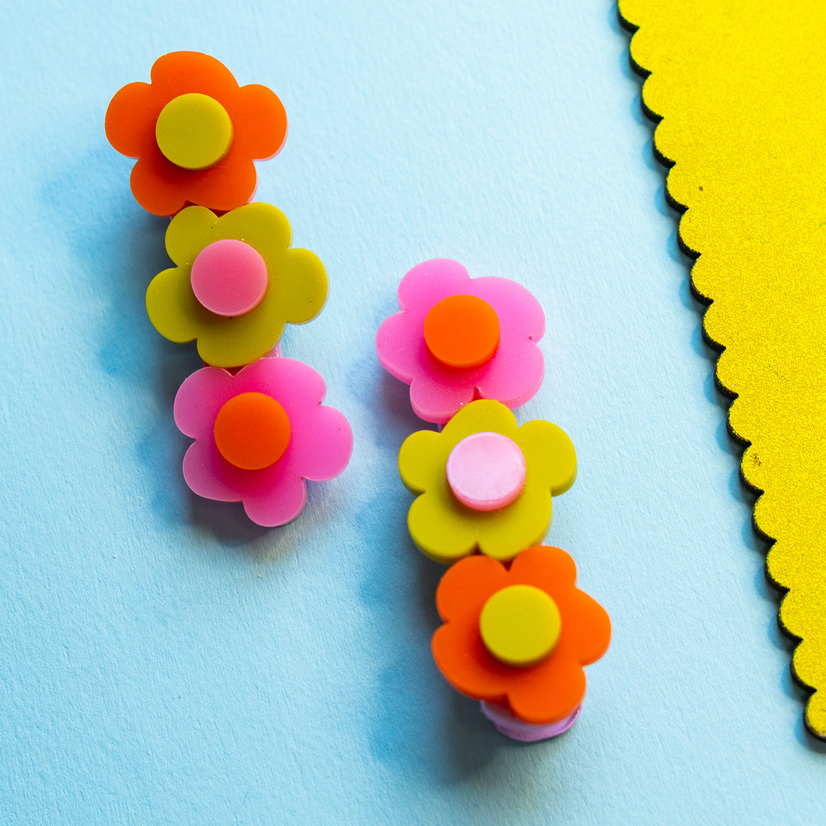 Flower Hair Clips