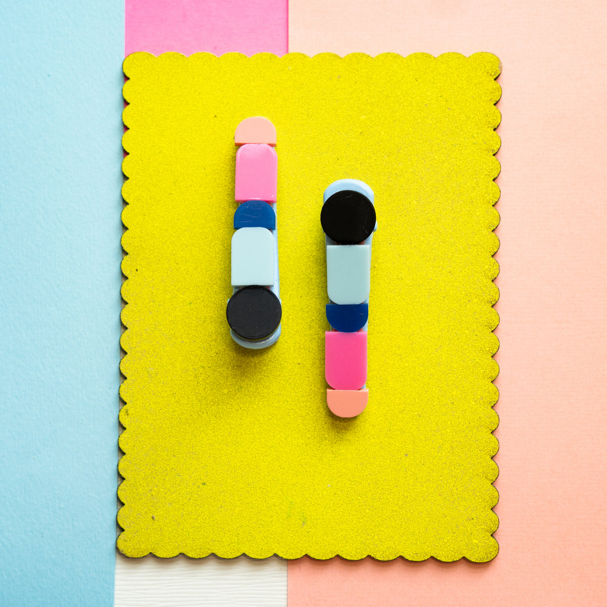 Gummy drops Hair Clips