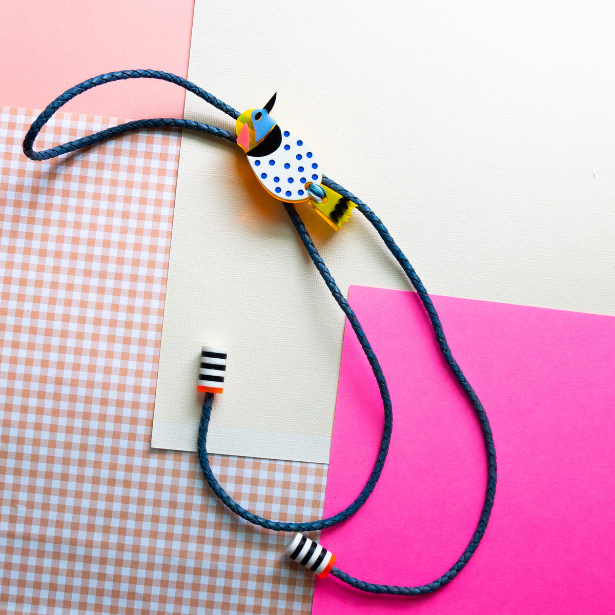 Wood Pecker Bolo Tie