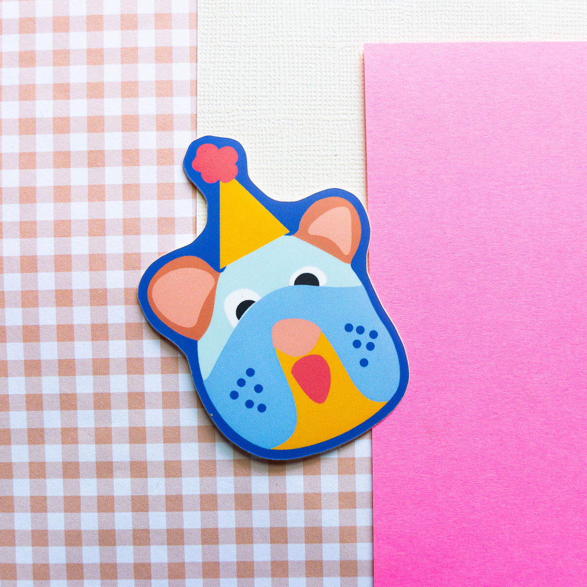 Party Bulldog Sticker