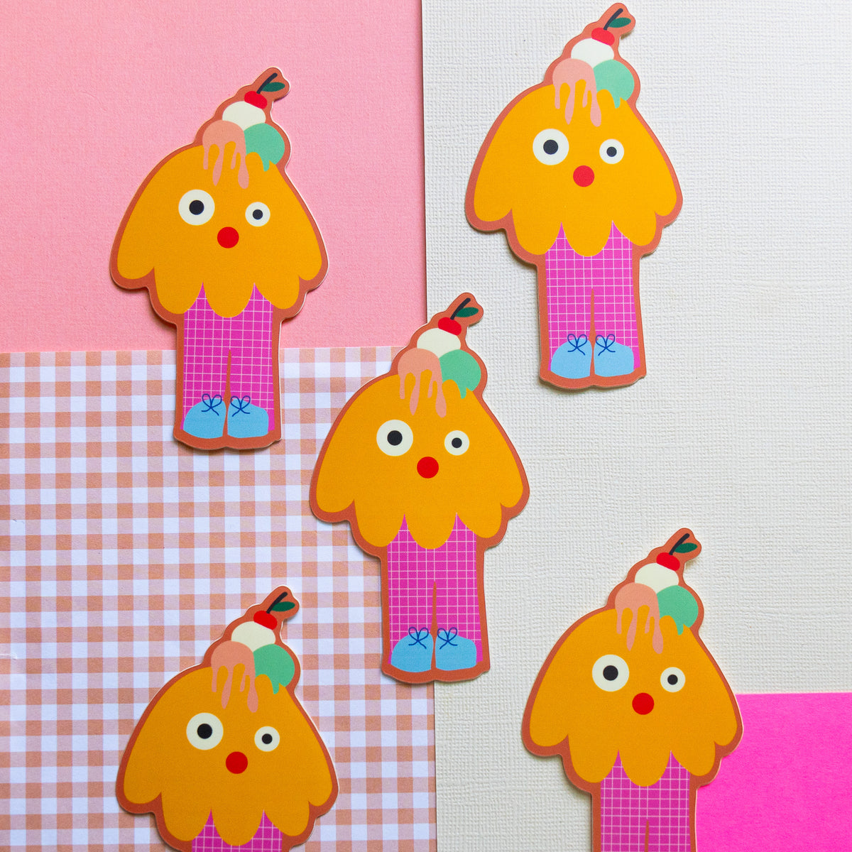 Ice cream Being Sticker