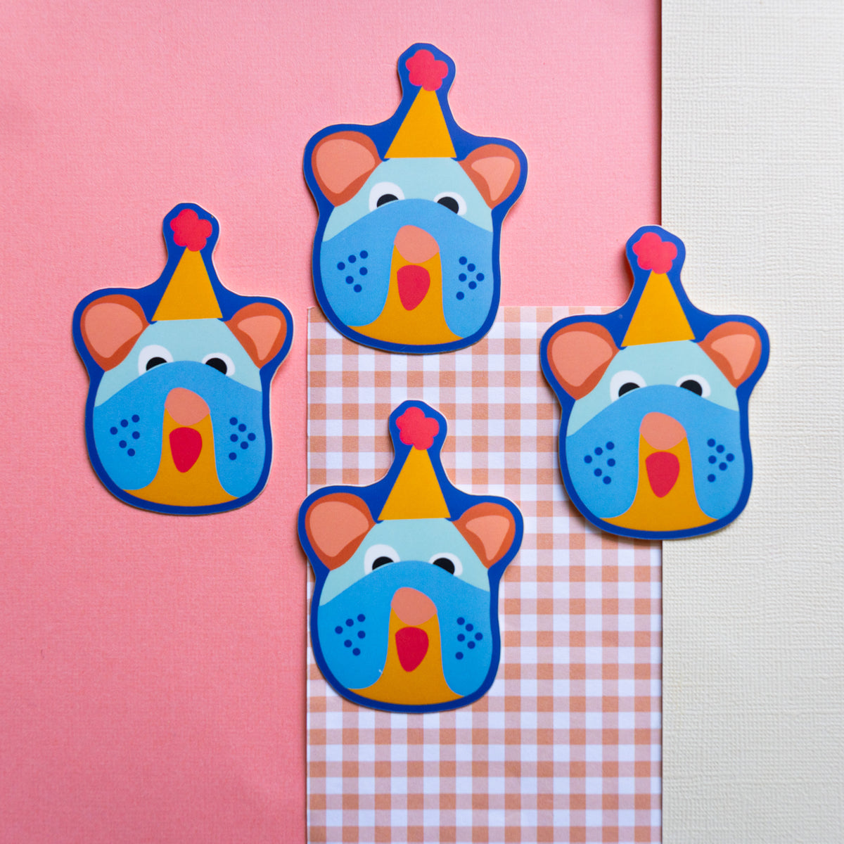 Party Bulldog Sticker