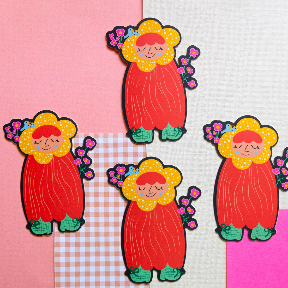 Flower Girl Sticker