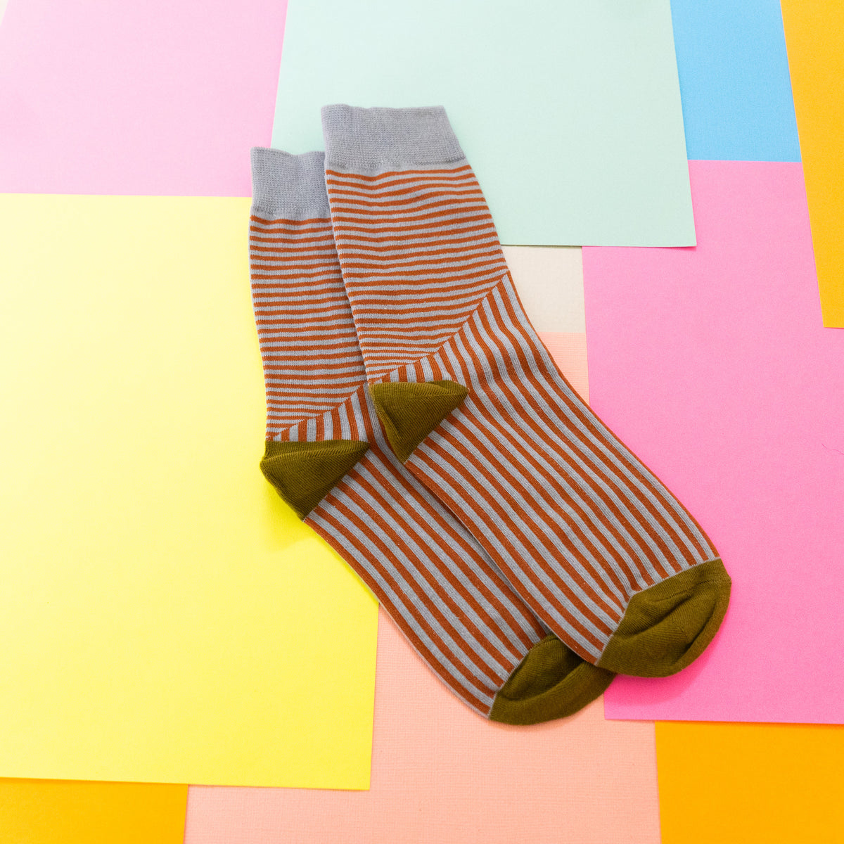 Stripey Stripes In Mustard