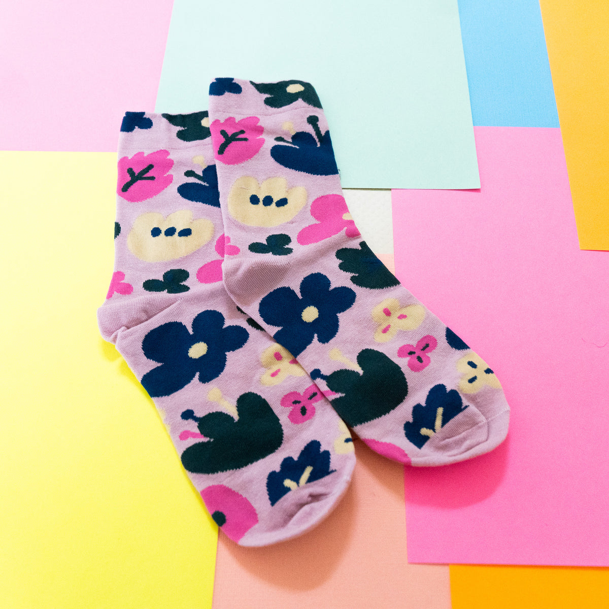 Lavender Bloom Socks