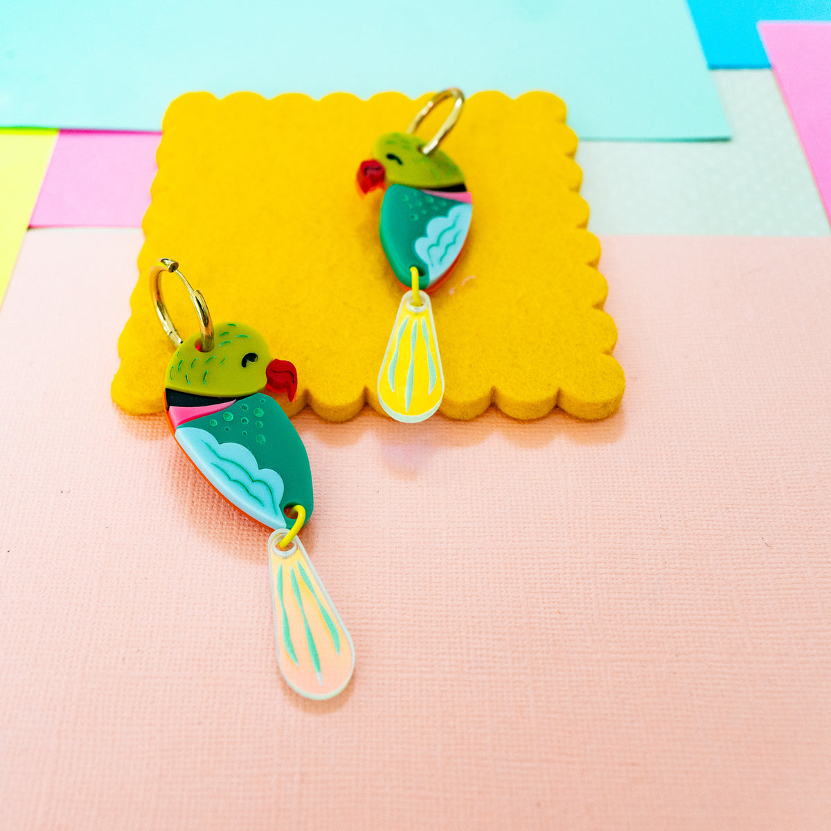 Thieving Green Parrots