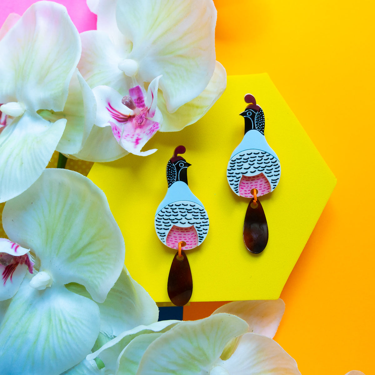Quail Earrings