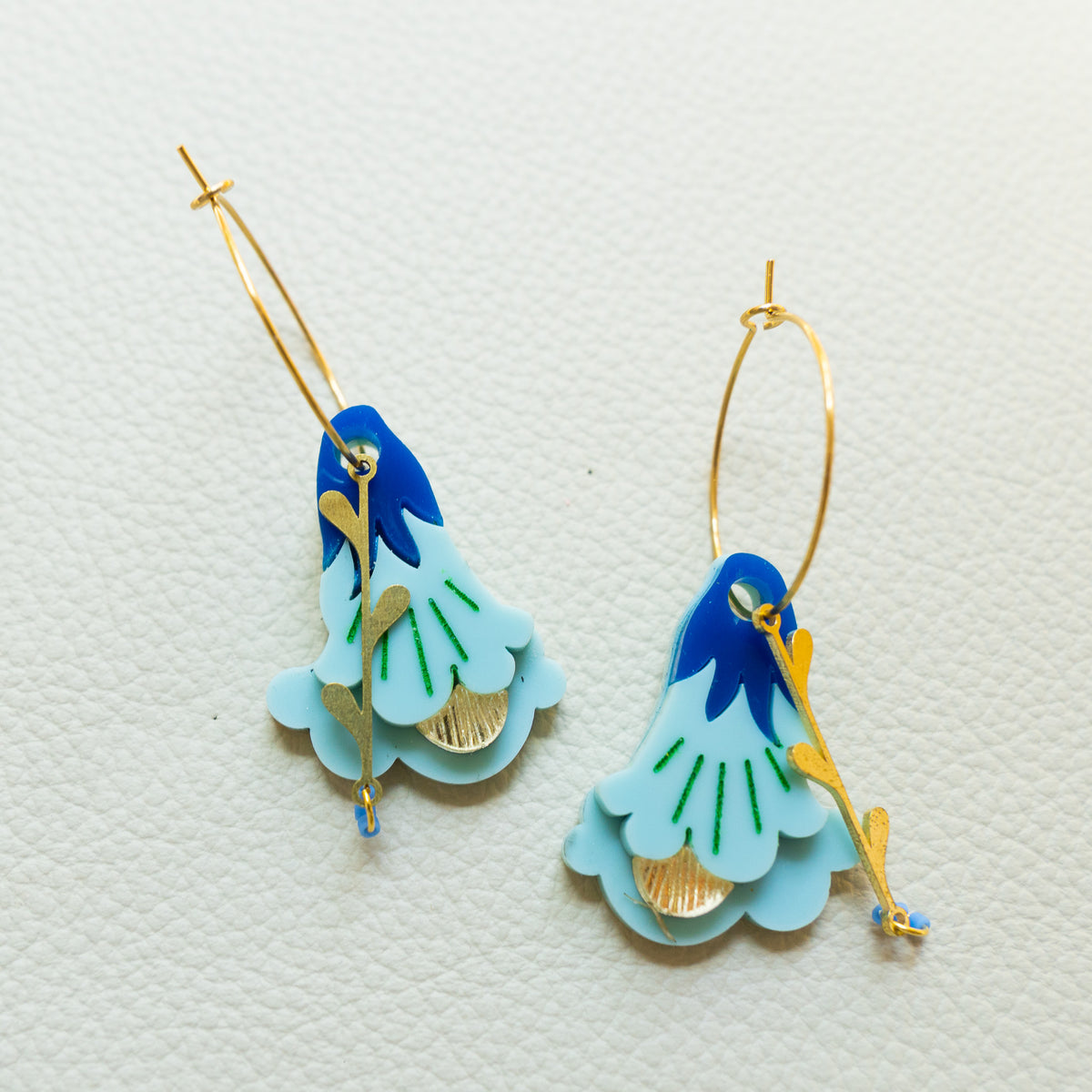 Blue Bell Earrings