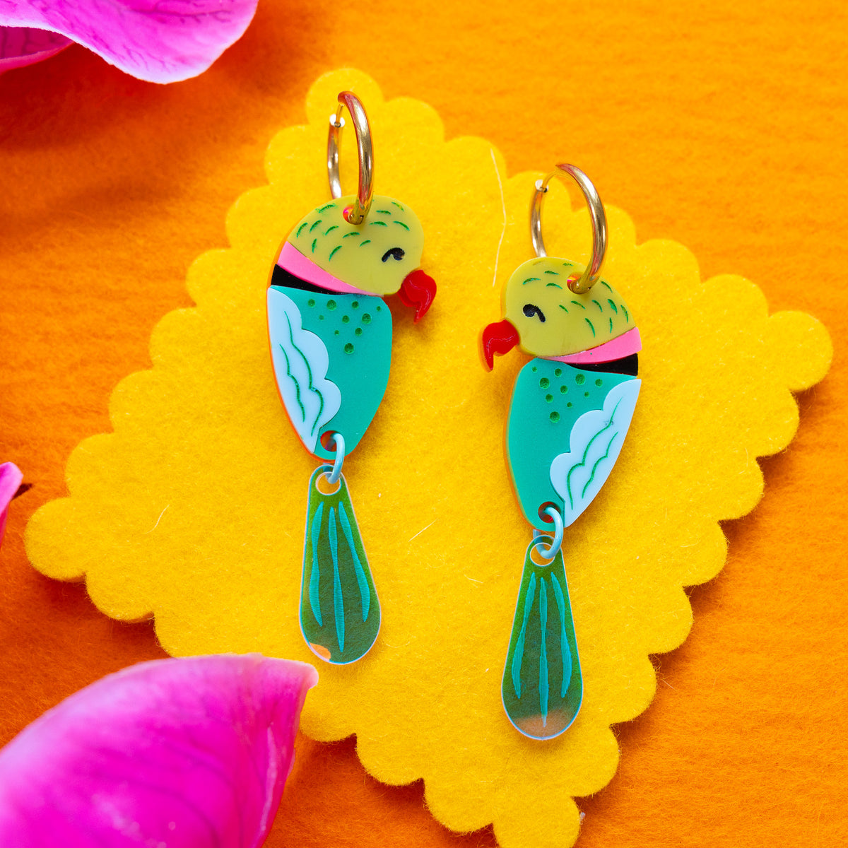 Thieving Green Parrots