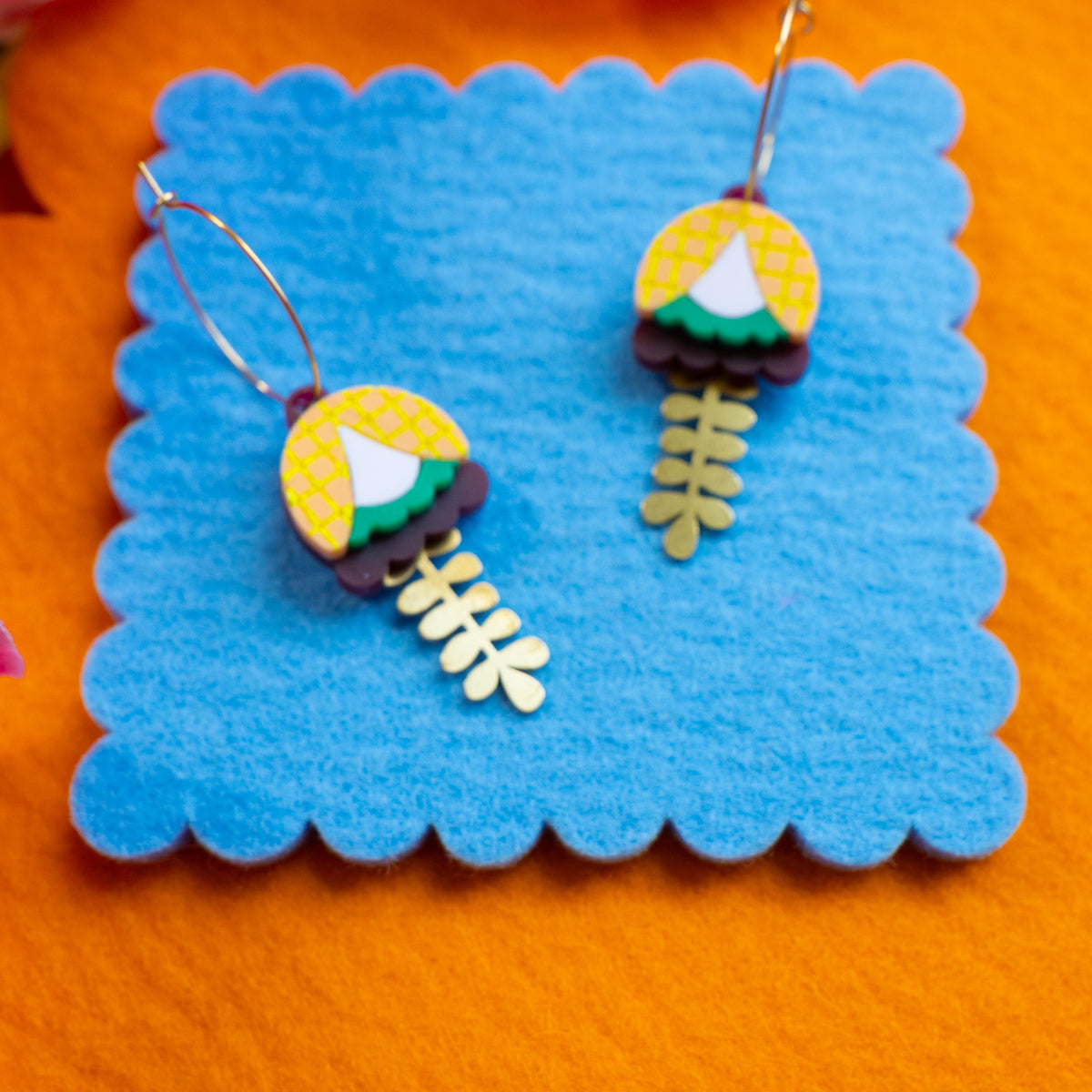 Bell flower earrings
