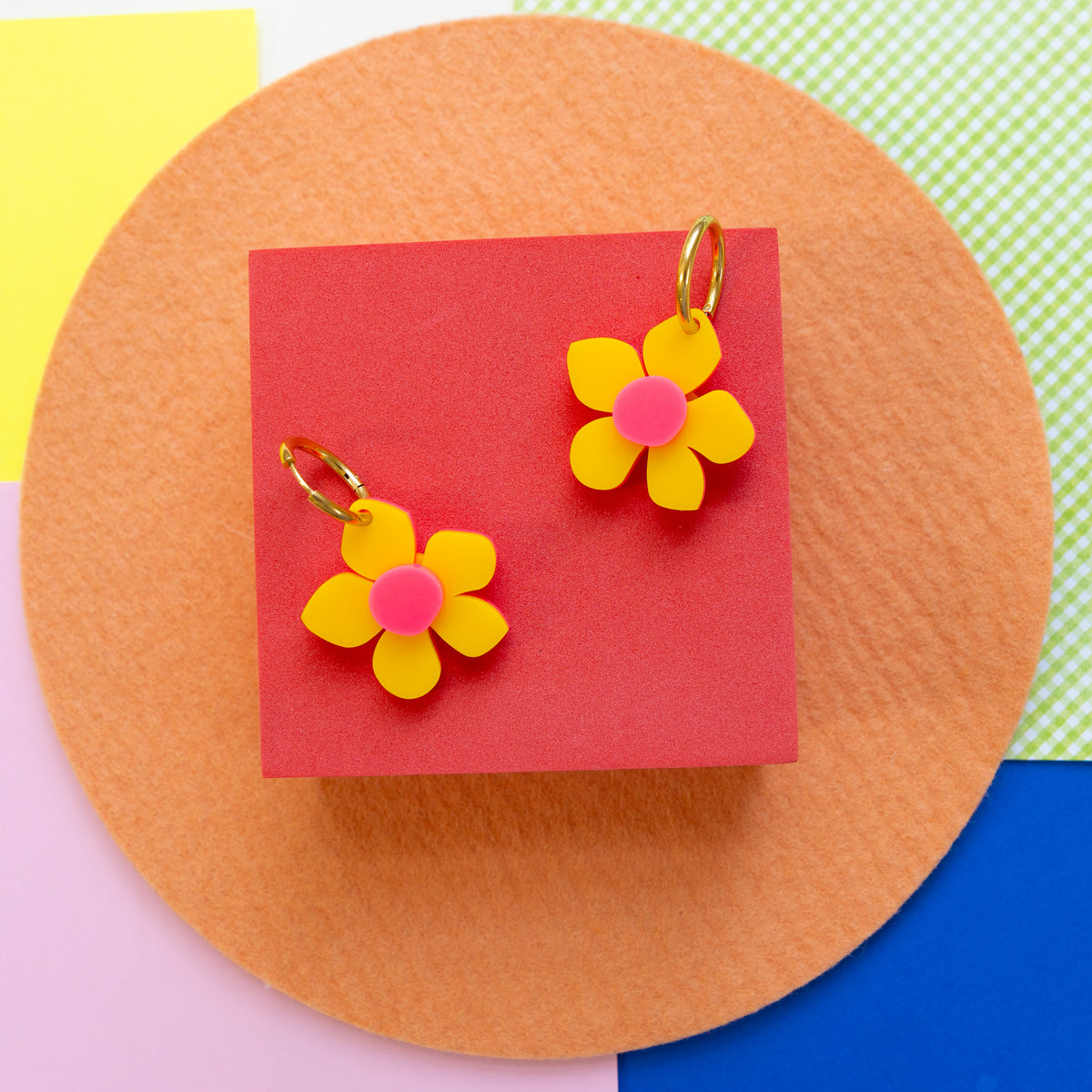 Reversible Flower Earrings