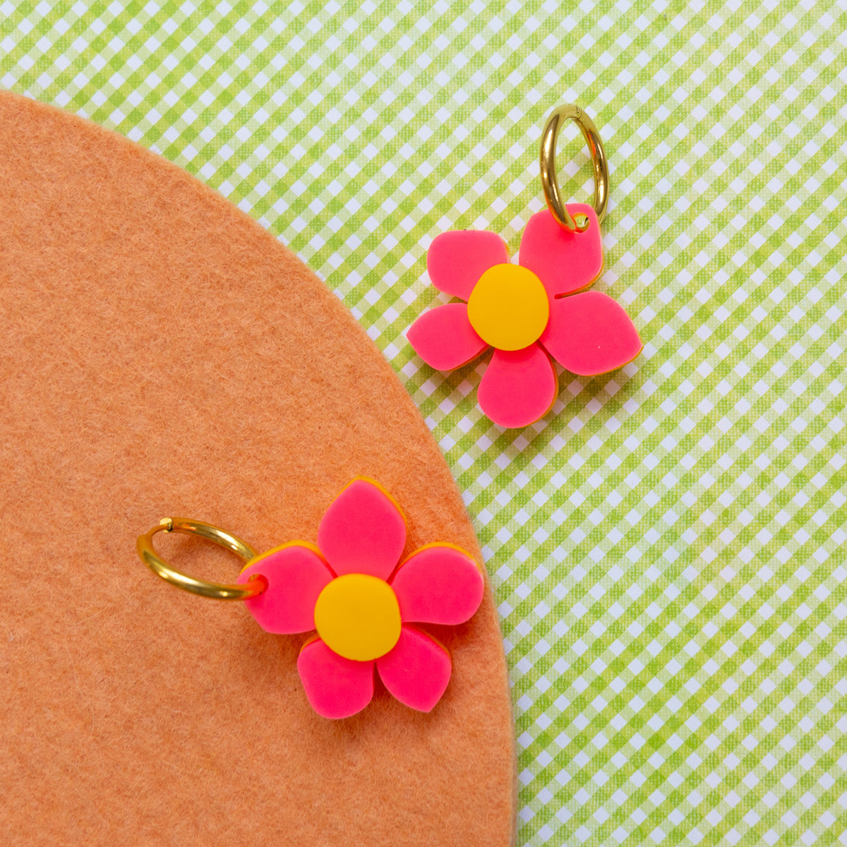 Reversible Flower Earrings