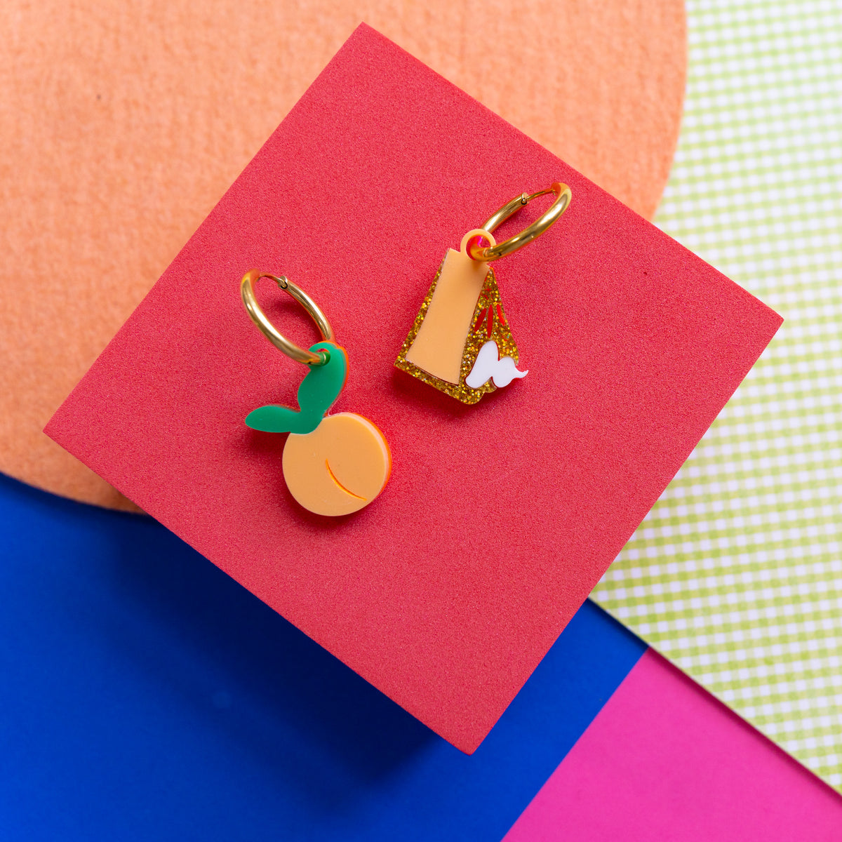 Peach Pie Earrings