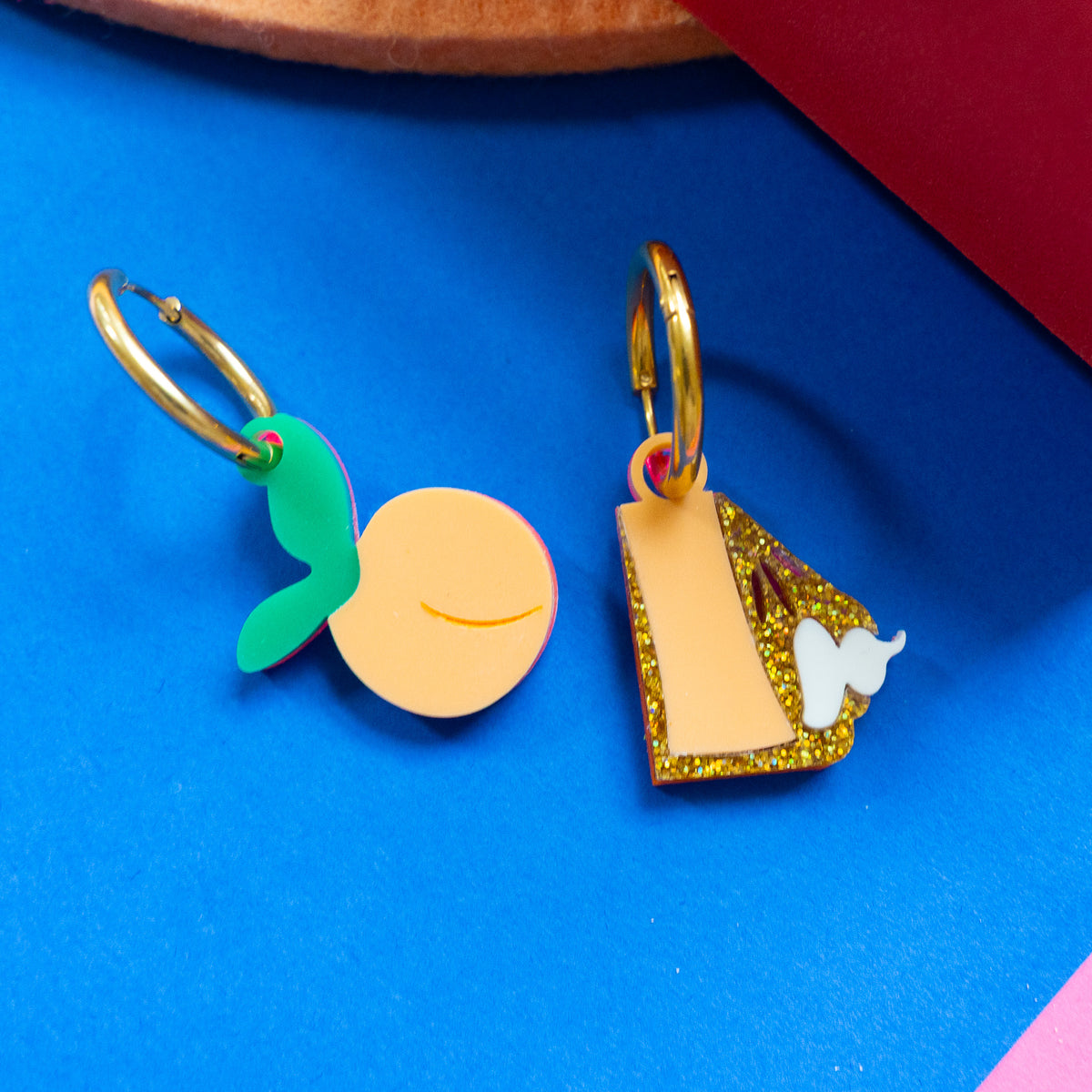 Peach Pie Earrings