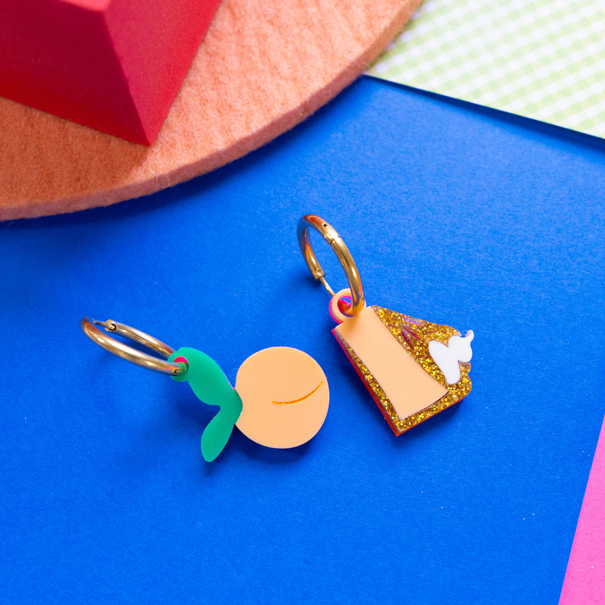 Peach Pie Earrings