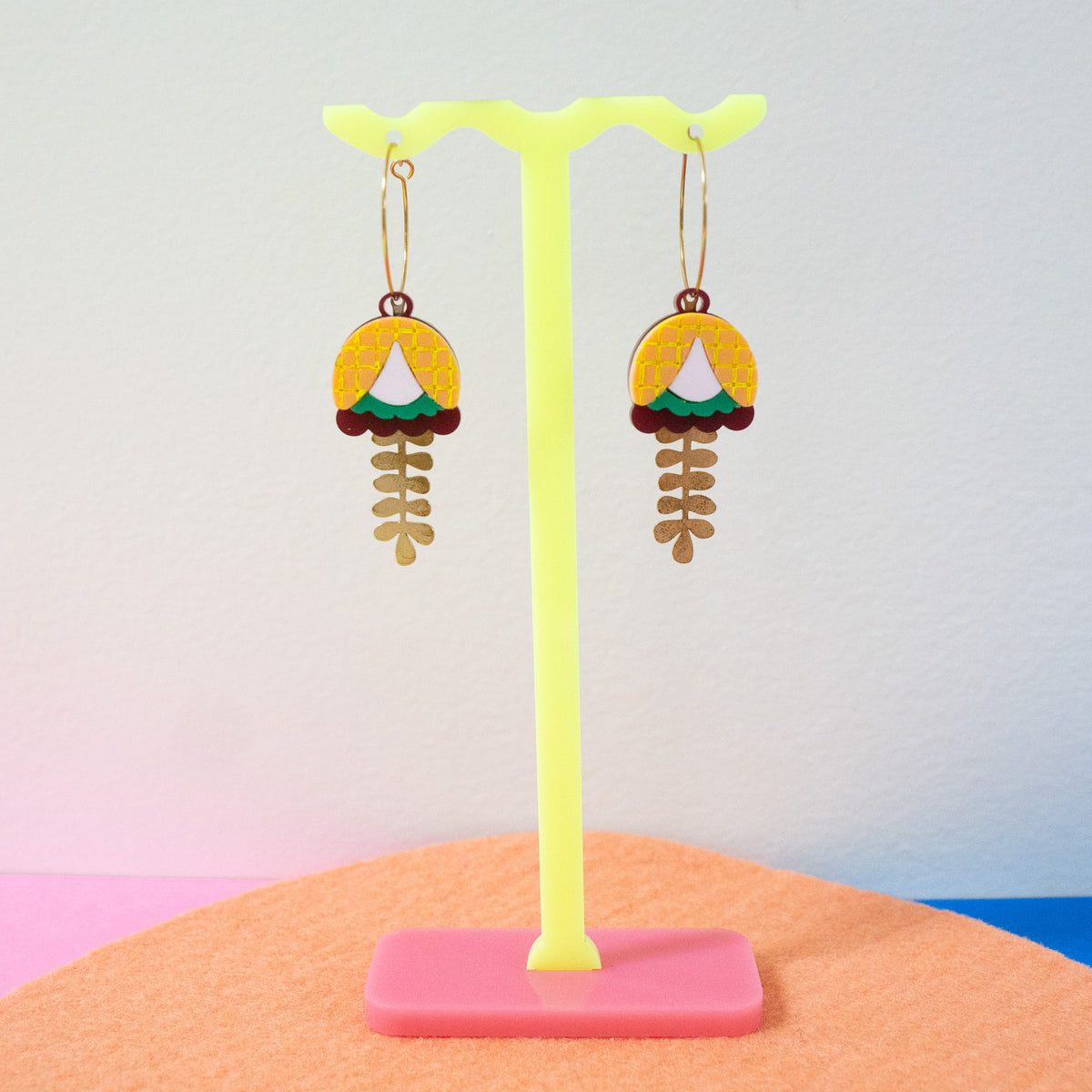 Bell flower earrings