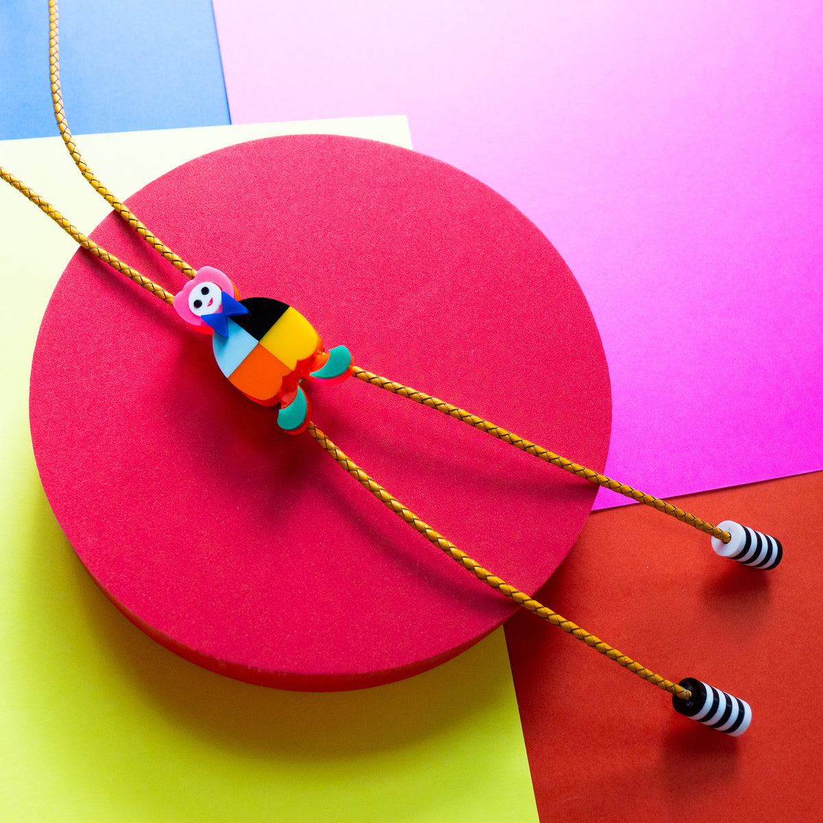 Rainbow Beingl Bolo Tie