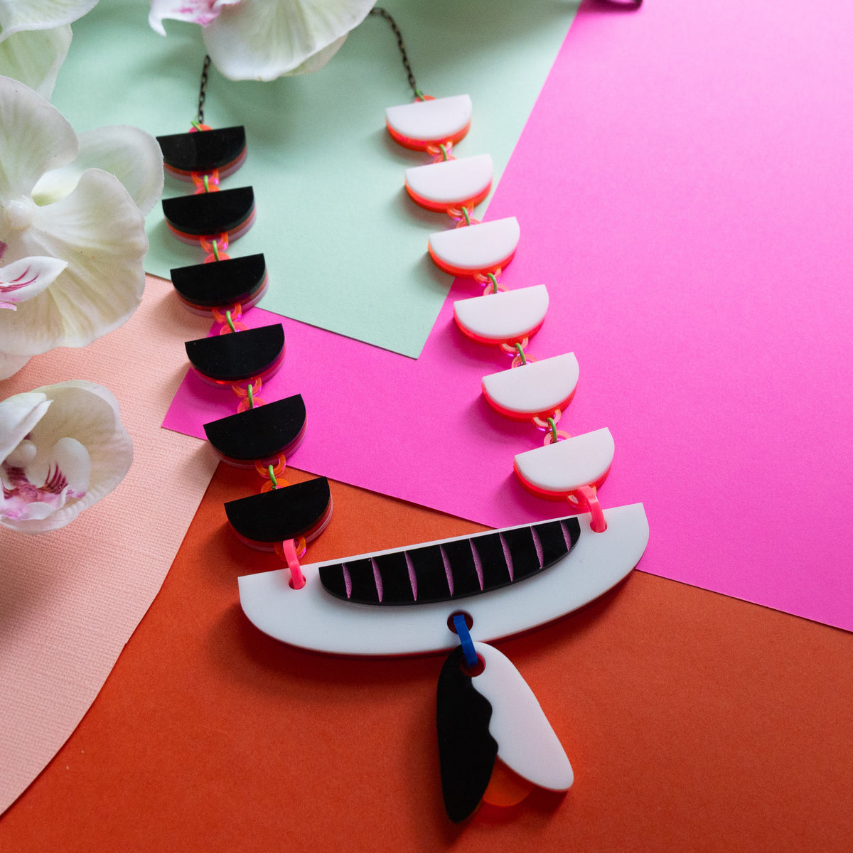Tulip Garden Reversible Necklace