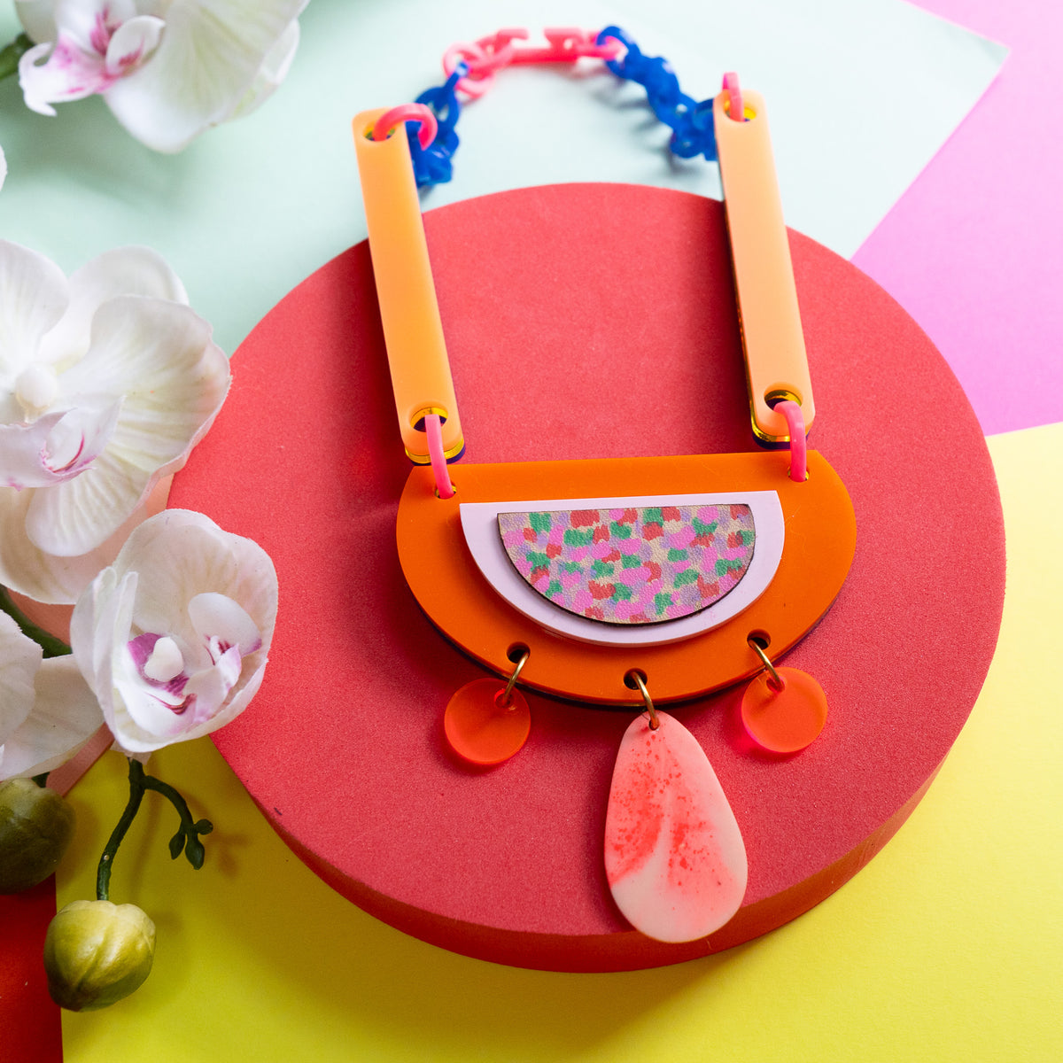 Retro Tear Drop Necklace