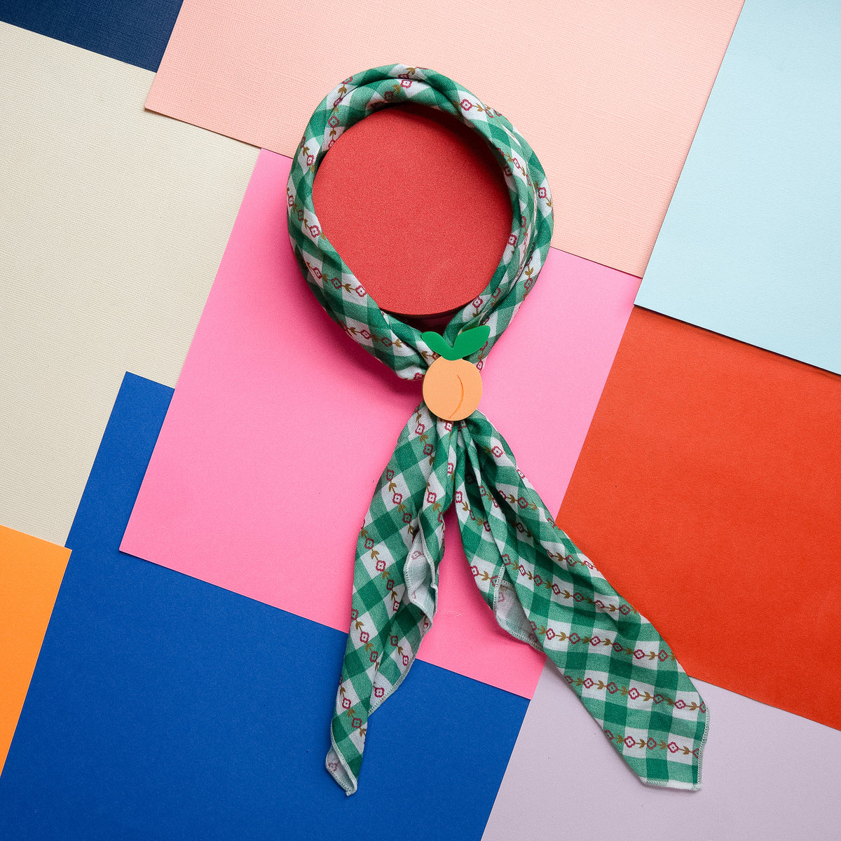 Peach Scarf Slide