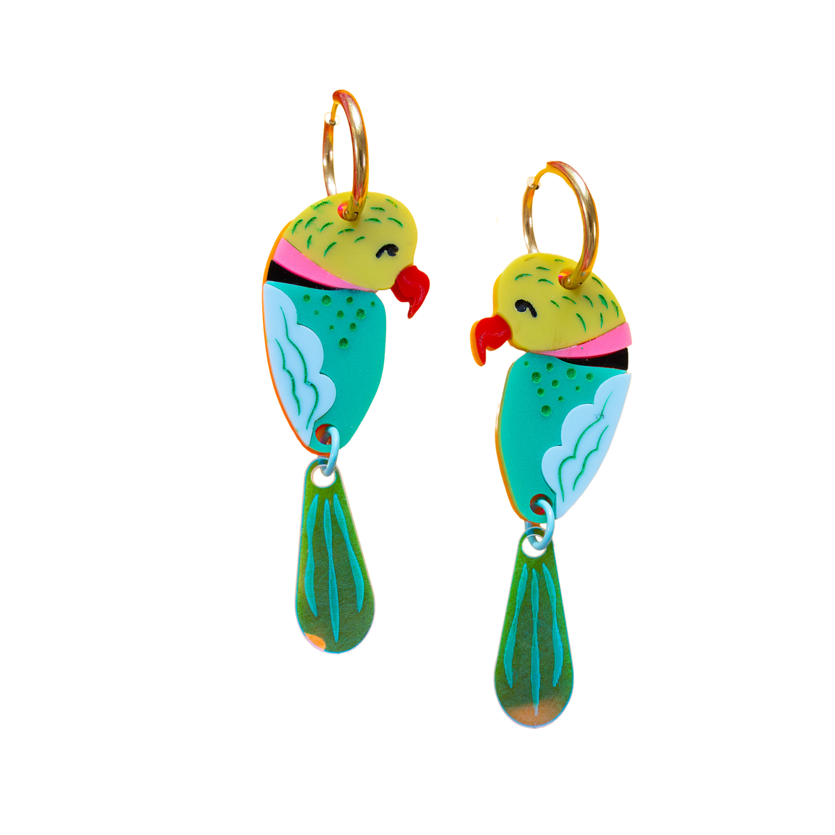 Thieving Green Parrots