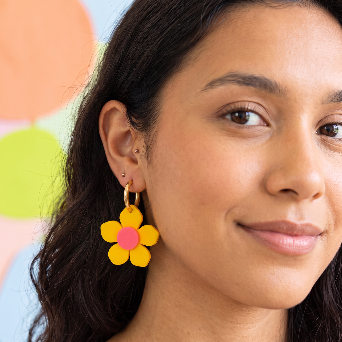 Reversible Flower Earrings
