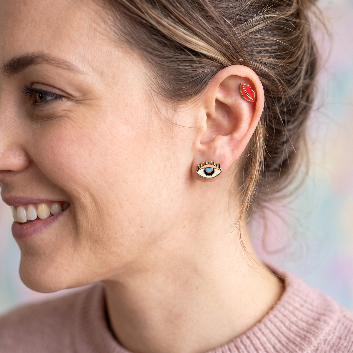 Mismatch Face Studs