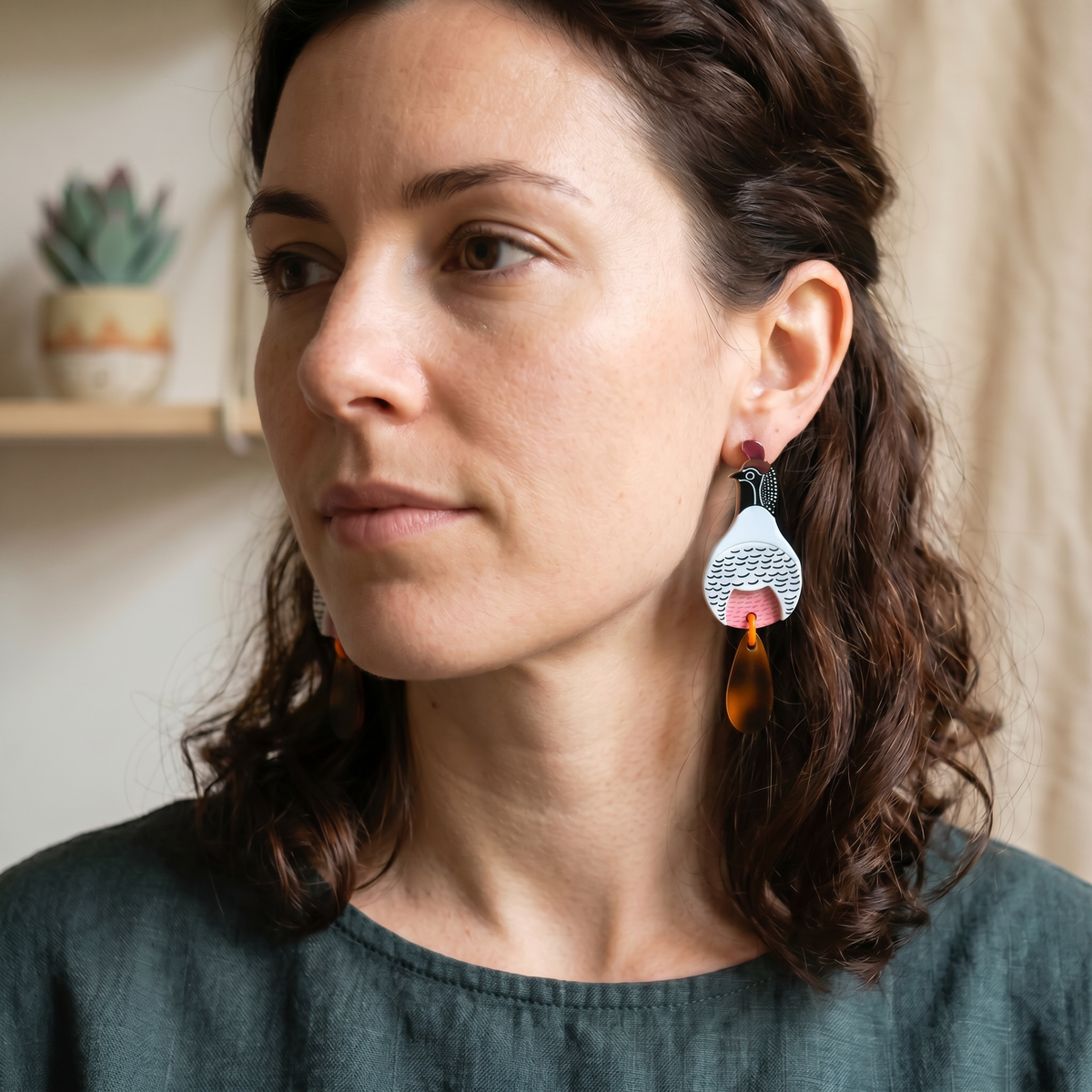 Quail Earrings