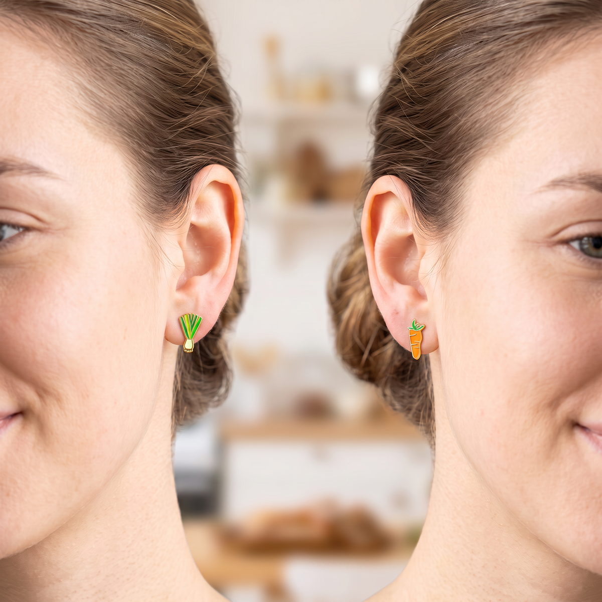 Veggie Mismatch Studs