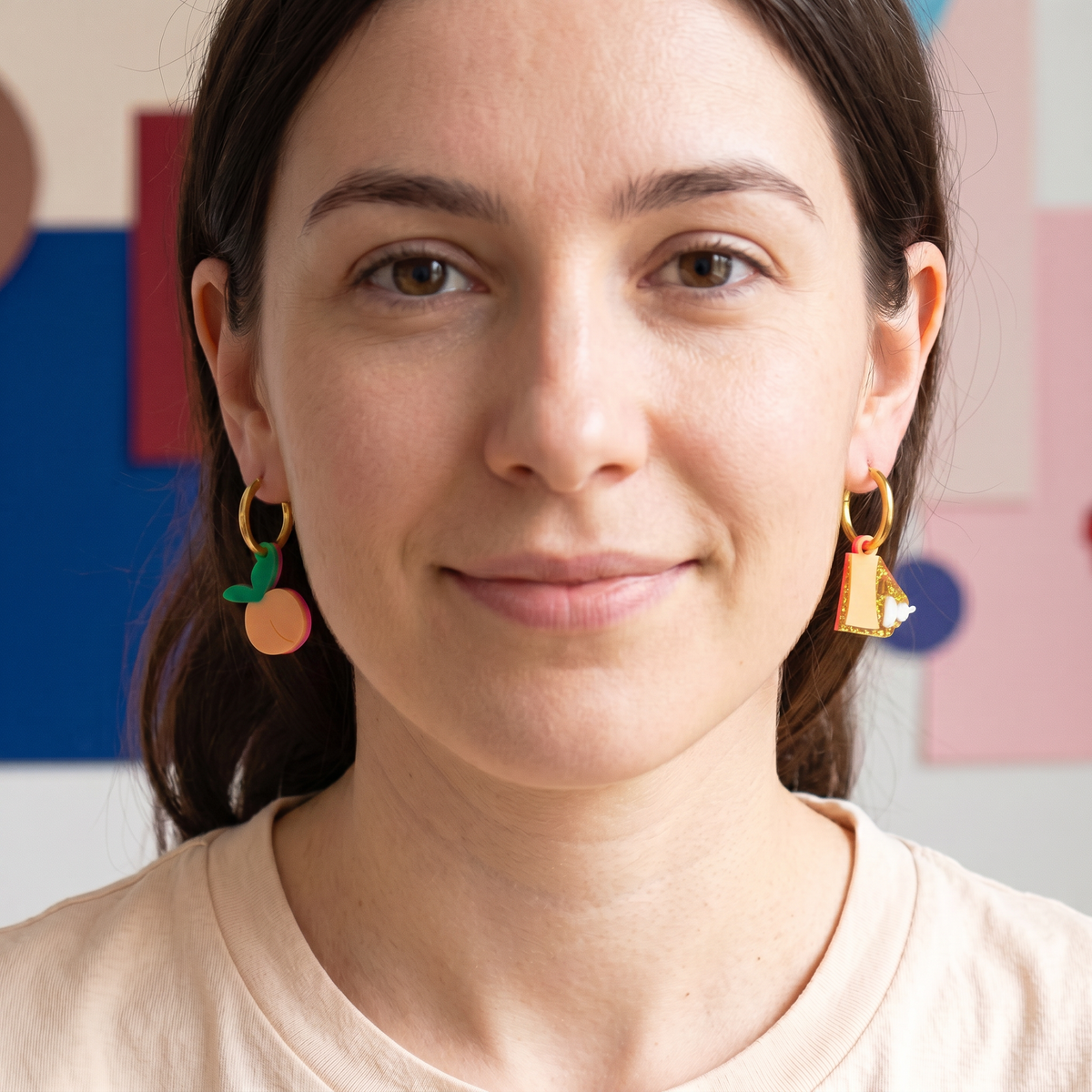 Peach Pie Earrings