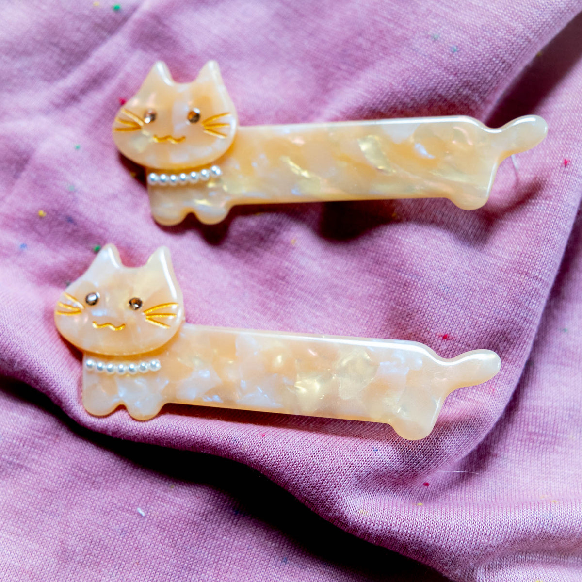 Cats In Colors And Pearls