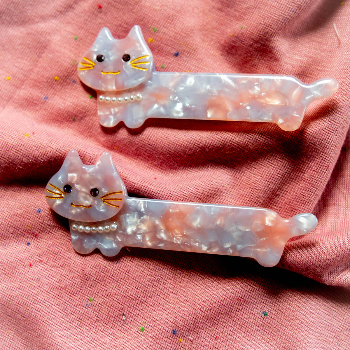 Cats In Colors And Pearls